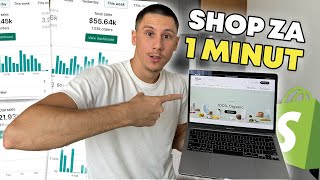 Kako napraviti Shopify prodavnicu za 1 minut - BESPLATNO