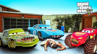 GTA 5 : Franklin \u0026 Shinchan's Car Is A Cursed Killer Lightning Mcqueen IN (INDIAN BIKE DRIVING 3D)