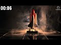 20-Second Rocket Launch Countdown Timer 🚀⏱️ | Start & End Notification + Ticking Sound
