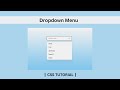 Dropdown Menu Using Html CSS JS with Source Code