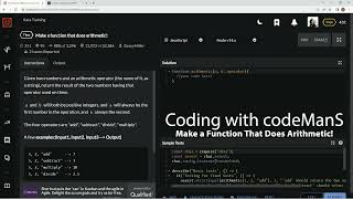 Codewars 7 kyu Make a Function That Does Arithmetic! JavaScript