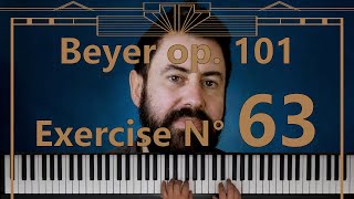 Piano tutorial - Beyer Op. 101 esercizio N° 63