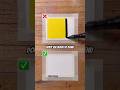 How to Make a Gradient Correctly with Paint Markers! ✨🤔 #art #hack #trick