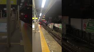 【阪神電車】直通特急　梅田行き　尼崎駅　入線