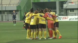 [2016 IBK기업은행 WK리그] 7R 구미스포츠토토 vs 이천대교 (2016.4.21) 다시보기