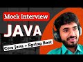 Java + Spring Boot Mock Interview for Freshers | Real Questions Asked in 2025