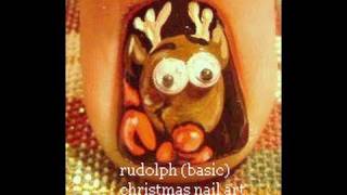 1 Nail Art Tutorial | Easy Christmas Rudolph Nails Design