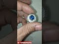 blue safir ring perak // 500k