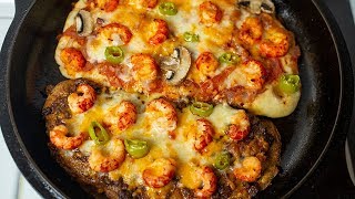 2 Flavor Crawfish Pizza Recipe 小龙虾双拼披萨-经典番茄+重口香辣 | How to