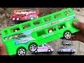 unboxed brand new toy vehicles in the village nature after searching playtoytime tv