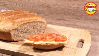 Schnelles, einfaches Weizenmischbrot! Nur 5 Zutaten | ohne Sauerteig | Wie vom Bäcker :-)