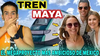 PAREJA de AMIGOS EXTRANJEROS🗺 se QUEDAN en SHOCK🤯 al MONTAR *por 1ra vez* el TREN🚉 MAYA en MÉXICO🇲🇽