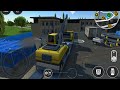 jcb excavator dumping sand at construction site 3 city park installation game android gameplay