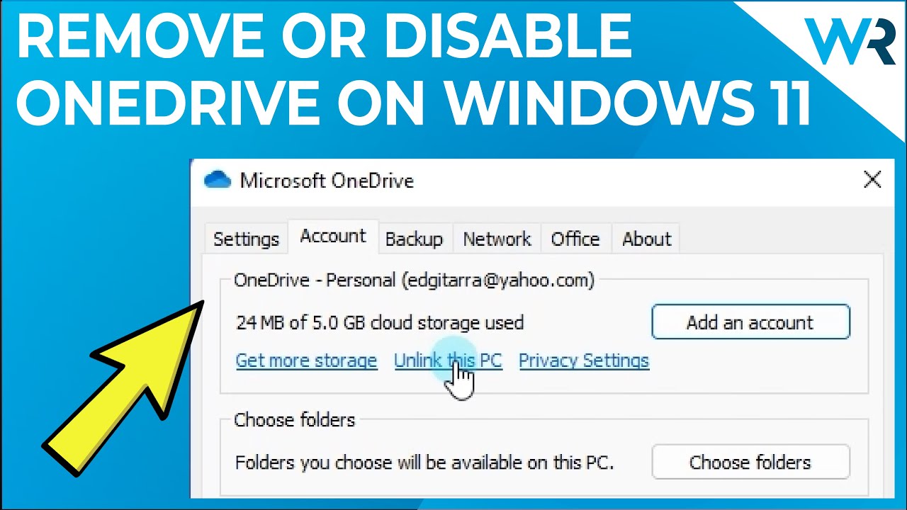 How To Remove OneDrive In Windows 11 Or Disable It - YouTube