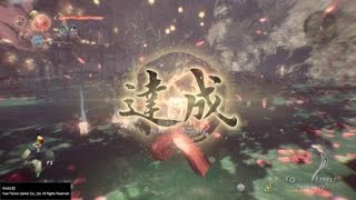 Nioh 2 仁王2 二周目 dlc3 太初武士秘史 boss 立烏帽子， 双刀 lv44 （动作啪的一下，很快呀）