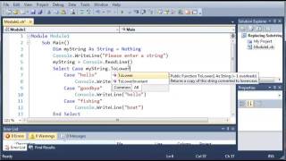 Visual Basic Tutorial 25 Select Case Else 