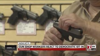 Upstate gun shop workers react to Democratic sit-in