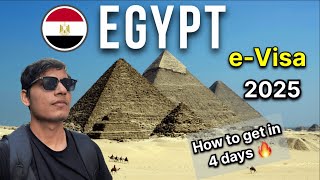 Egypt Visa for Indians 2025 🇪🇬 | How to apply | Get in 4 days 🔥