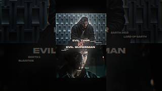 Evil thor vs Evil superman #marvel #viral #dc #trend #shorts #comic #mcu #thor #dceu#superman