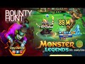 Finding and Defeating League 2 | Bounty Hunt (Monster Legends)