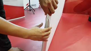 Tension Fabric Door Bunting Stand Installation Video