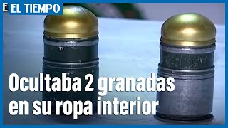 Capturado en Suba ocultaba 2 granadas en sus calzoncillos | El Tiempo