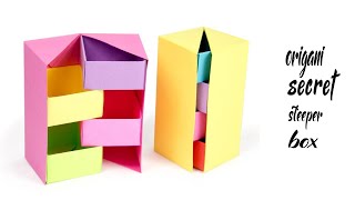 DIY Secret Stepper Box | Paper Craft | Secret Box