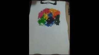 Tree Painting with color pencils | Colors | Colors in Life | Colors means Happiness