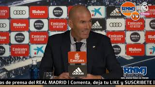 Rueda de prensa de ZIDANE post Real Madrid 2-0 Osasuna Jornada 06 (25/09/19)