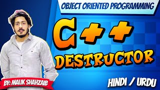 #8 Destructor function | importance of destructors | difference constructor destructor in oop c++