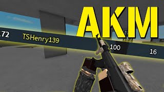 AKM 100 Kills Game in Roblox Phantom Forces (100-16)