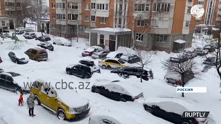 Снегопад в Москве