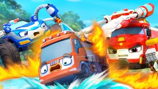 Tanker Truck Rescue Song | 🚒🚓Rescue Team | Nursery Rhymes \u0026 Kids Songs | BabyBus - Cars World