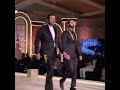 noman ijaz with his son zaviyar noman on the ramp pantene hum bridal couture week 2021