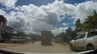 Scenic Street View Cambodia    Provincail Road   Kamrieng to Bavel Battambang National Road 59