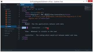 AngularJS Tutorial 8 Introduction To Model View Controller MVC
