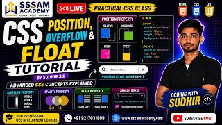 CSS Position, Overflow & Float Tutorial 🔥 | Relative, Absolute, Opacity & Float Explained