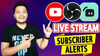 Subscriber Alert YouTube Live Stream Tutorial 2024 | How to Add Superchat \u0026 Subscriber Alerts in OBS