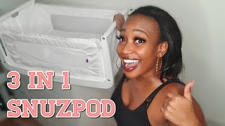 Just Neene • 3 IN 1 BEDSIDE SNUZPOD Review - Baby Cot, Baby Crib, Moses Basket??- Baby Essentials