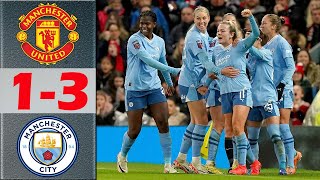 Manchester United vs Manchester City Highlights | Women’s Super League 23/24