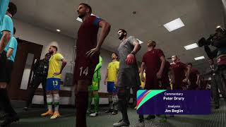 PES 2021 -Gameplay |Liverpool vs Brazil |PS4