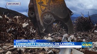 Town Hall Tonight on Proposed Oʻahu Landfill Near Aquifer