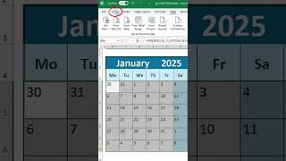 Excel Tips #10: Easily Create a 2025 Calendar in Excel!