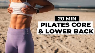 20 MIN PILATES WORKOUT | Strong Core \u0026 Lower Back | At-Home Mat Pilates (No Standing \u0026 No Equipment)