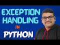 EXCEPTION HANDLING IN PYTHON || BUILT-IN EXCEPTIONS || USER DEFINED EXCEPTIONS || PYTHON PROGRAMMING