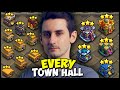 Can ONE Player WIN a War using EVERY Town Hall 2 to 16 in Clash of Clans?