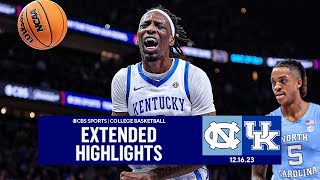 No. 9 North Carolina vs. No. 14 Kentucky: College Basketball Extended Highlights