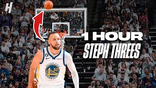 1 HOUR of Steph Curry ALL THREES from 2023 NBA Season 🔥