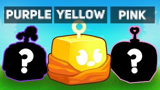Choose Your BLOX FRUIT, But ONLY Know Its Color...