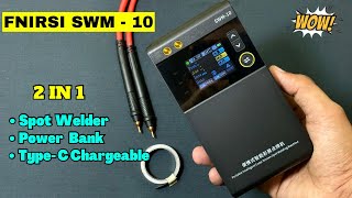 FNIRSI SWM-10 Portable Color Screen Intelligent Spot Welding Machine